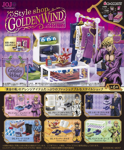 JoJo's Bizarre Adventure Minifiguren Style Shop Golden Wind Blind Box Display (6)