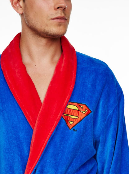 DC Comics Fleece-Bademantel Superman