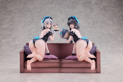 Snowbreak Containment Zone PVC Statuen 2er-Pack 1/6 Cherno & Meursault Apprentice Maid Ver. Deluxe Edition 19 cm