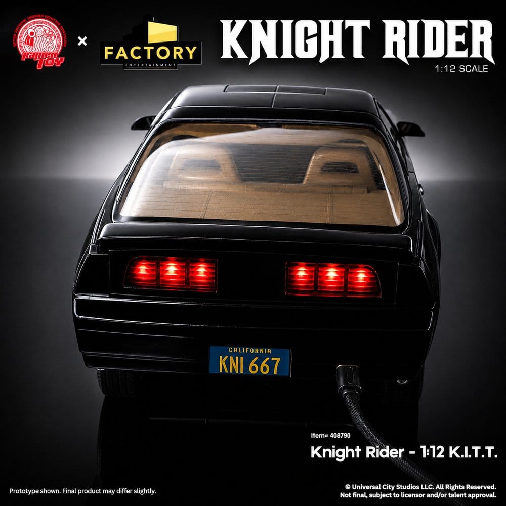 Knight Rider Actionfigur 1/12 K.I.T.T. mit Michael Knight