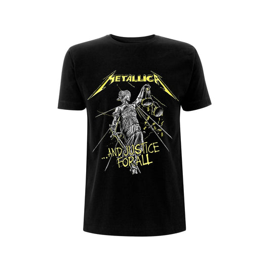 Metallica T-Shirt And Justice For All Tracks Black  Größe S