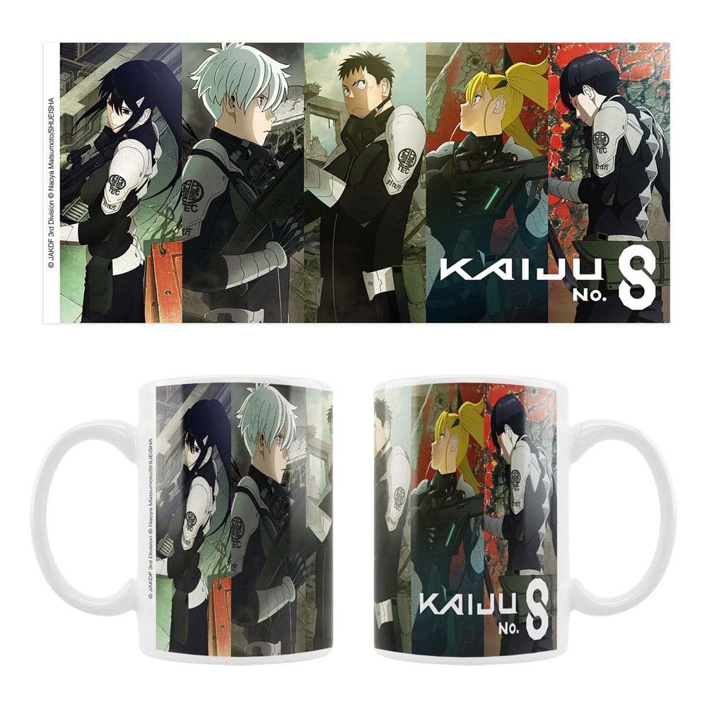 Kaiju No. 8 Keramiktasse Mina, Reno, Kafka, Kikoru, Hoshina