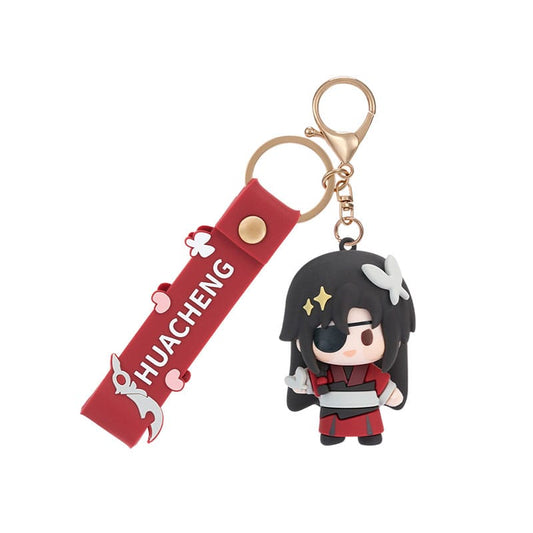 Heaven Official´s Blessing Gummi-Schlüsselanhänger Hua Cheng 6 cm