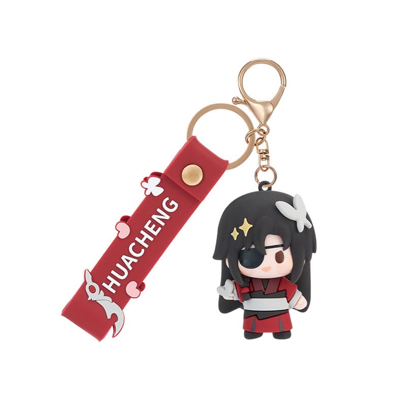Heaven Official´s Blessing Gummi-Schlüsselanhänger Hua Cheng 6 cm