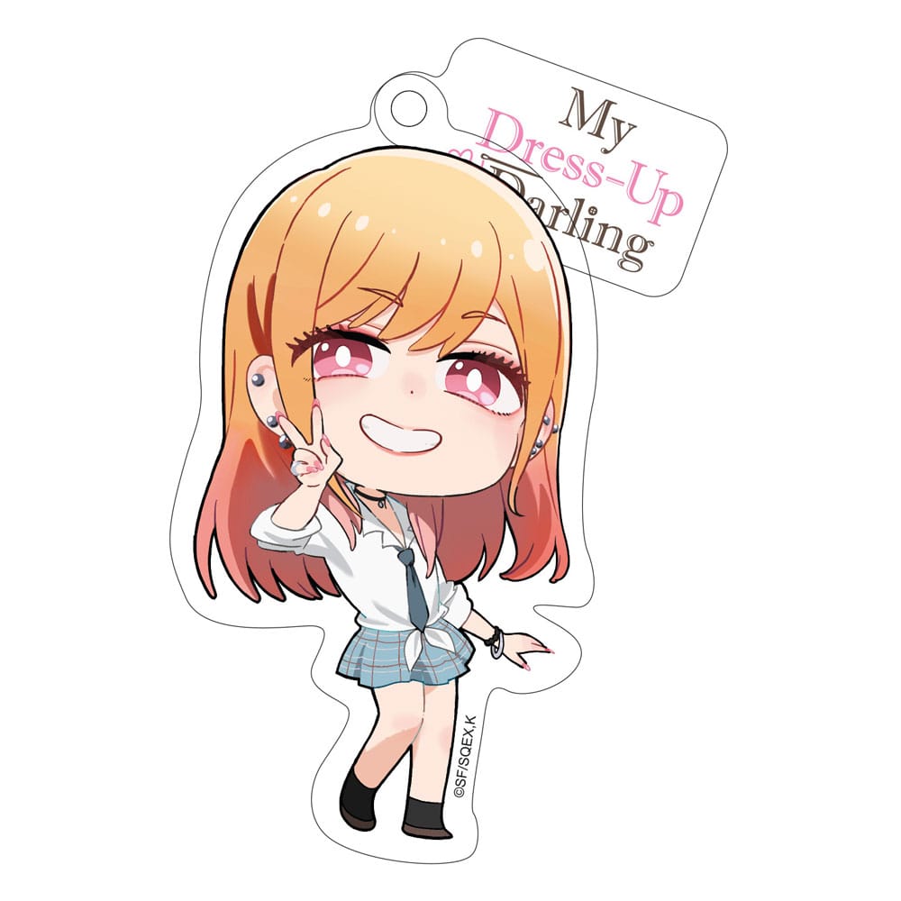 My Dress-Up Darling Acryl Schlüsselanhänger Marin Chibi Style 8 cm