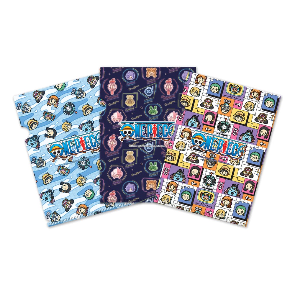 One Piece Klarsichthüllen 3er-Set Egghead Saga