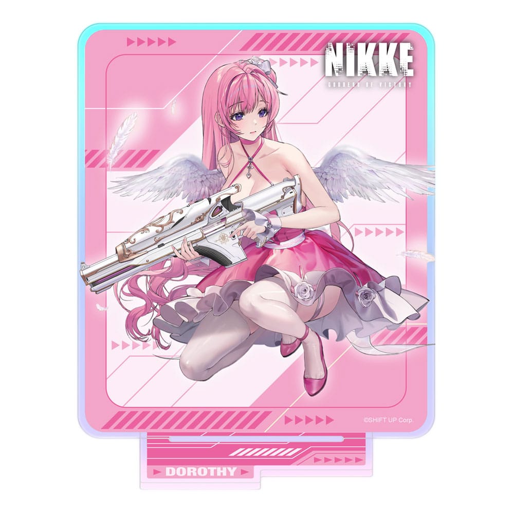 Goddess of Victory: Nikke Crouching Series Acryl Stand Dorothy Holographic 14 cm