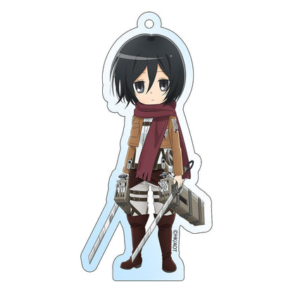 Attack on Titan Acryl Schlüsselanhänger Mikasa Holographic 8 cm