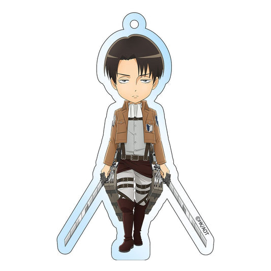 Attack on Titan Acryl Schlüsselanhänger Levi Holographic 8 cm
