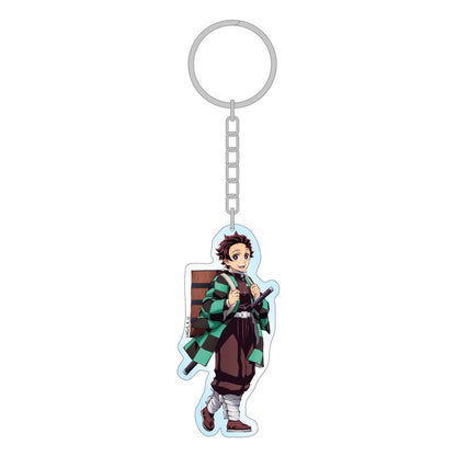 Demon Slayer: Kimetsu no Yaiba Acryl Schlüsselanhänger Tanjiro Holographic 8 cm