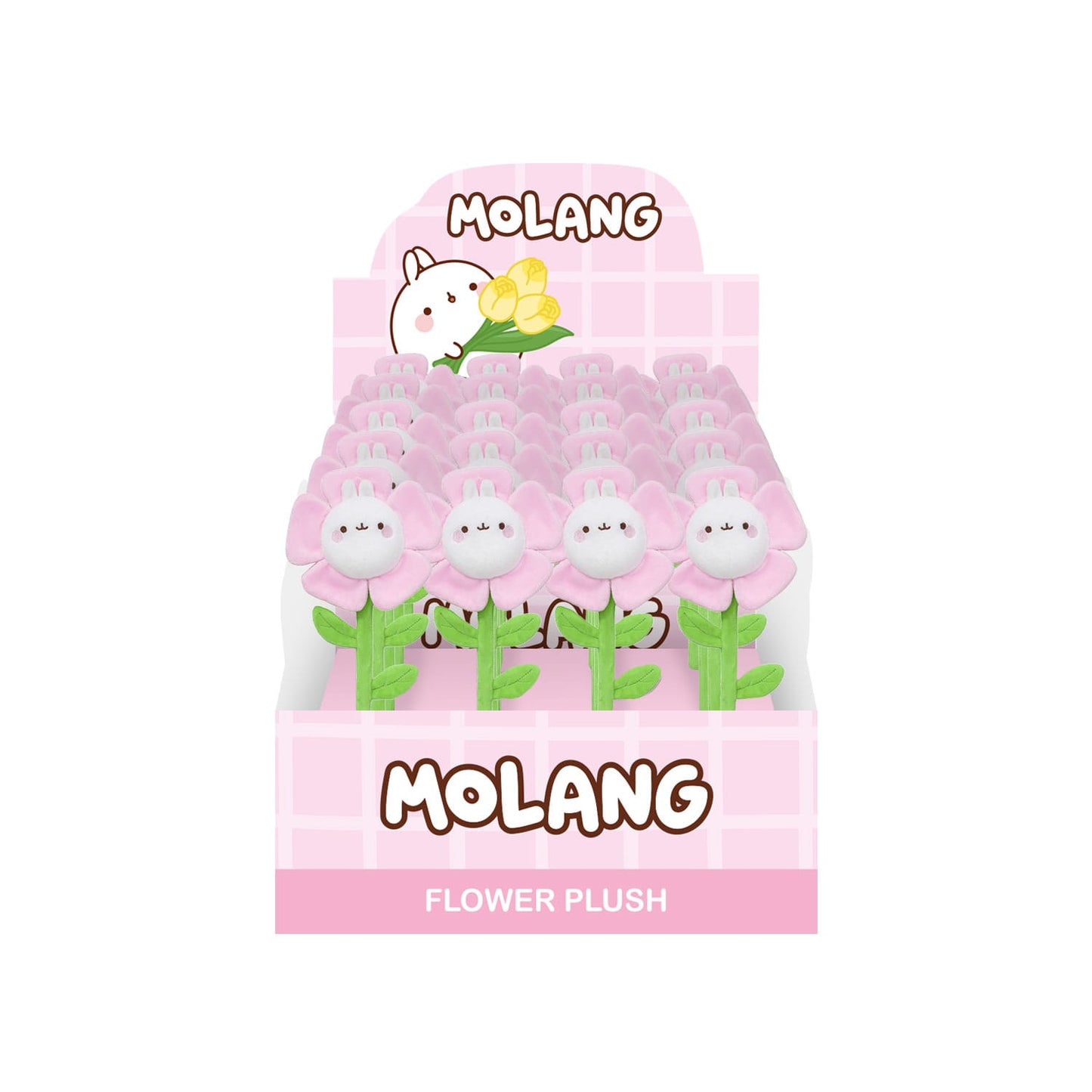 Molang Plüschfiguren Cute Flower 33 cm Display (20)