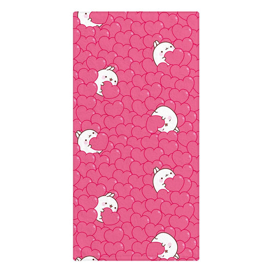 Molang Handtuch Hearts 35 x 75 cm