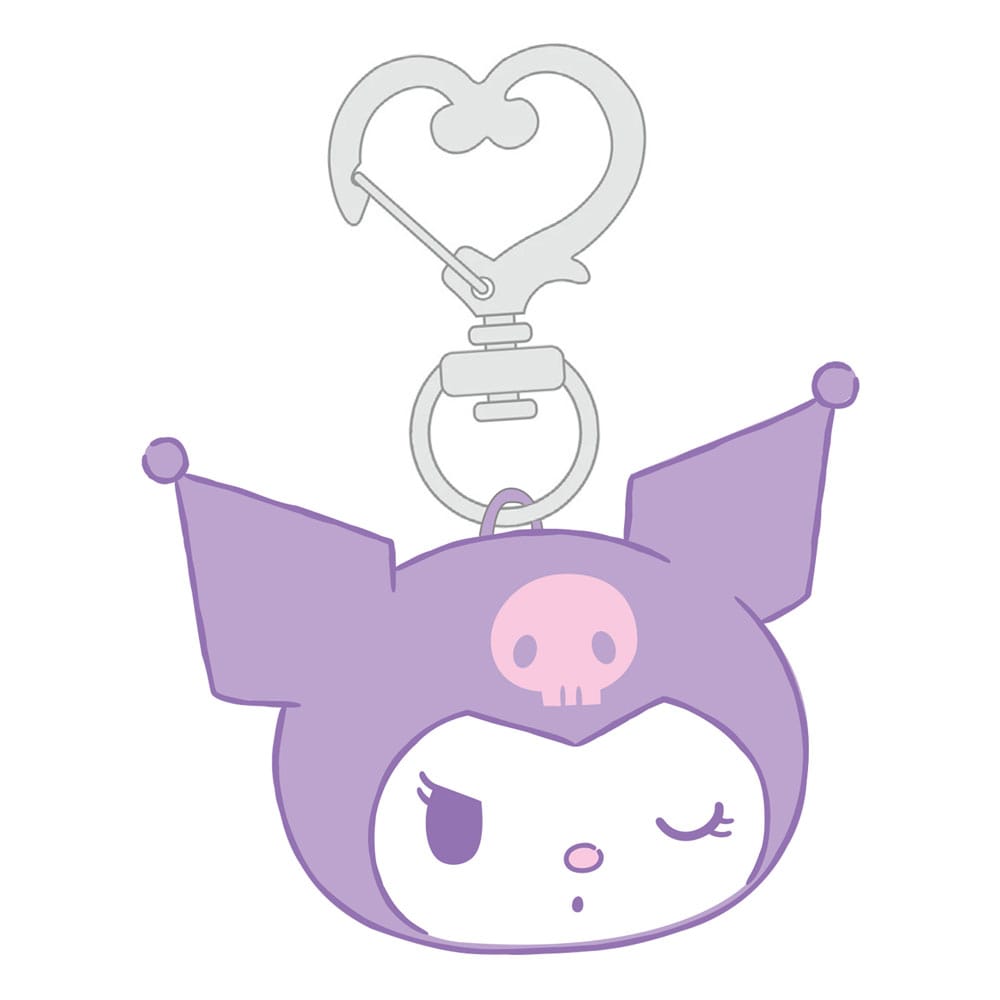 Sanrio Plüsch-Schlüsselanhänger Kuromi
