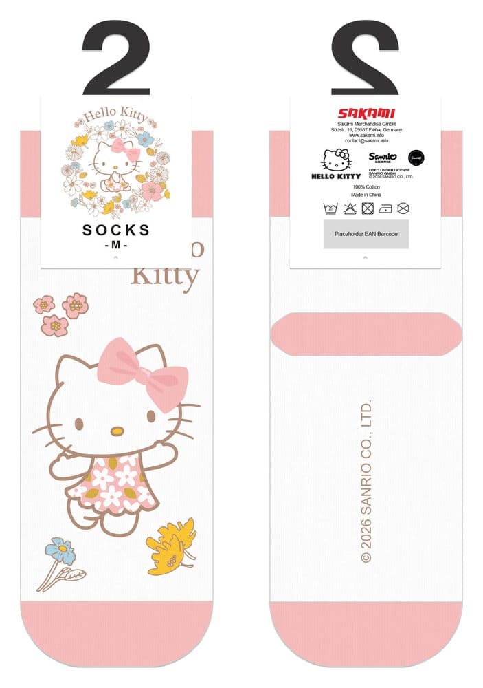 Sanrio Socken Hello Kitty Buttercream Short 36-40