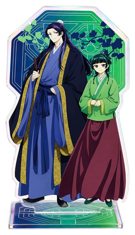 Die Tagebücher der Apothekerin - Holografischer Acryl-Aufsteller - Maomao & Jinshi (Normal Clothes)