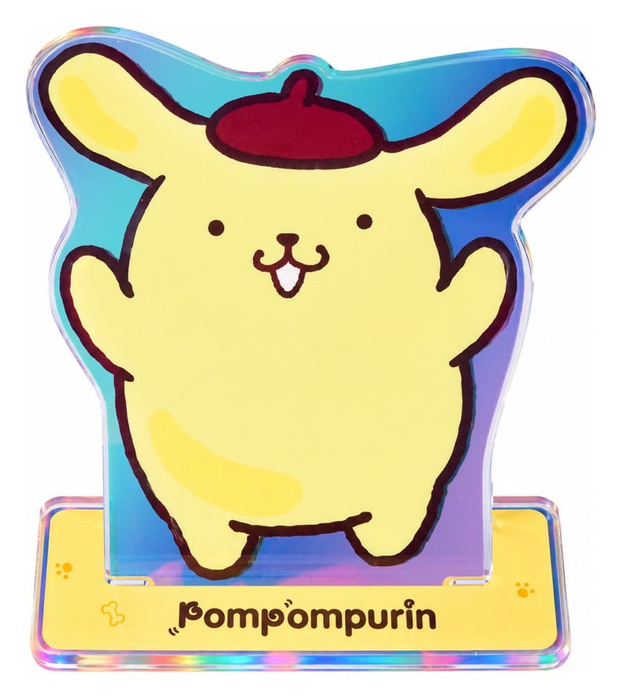 Sanrio Acryl-Aufsteller Pompompurin 30th Anniversary Squishy Cute Purin 17 cm