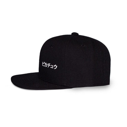 Pokémon Snapback Cap Pikachu Japanese Black