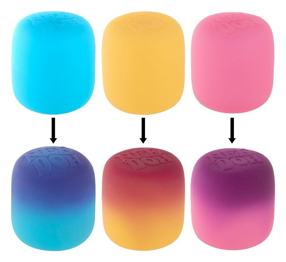 NeeDoh Anti-Stress-Ball Mello Mallo Color Change 6 cm Sortiment (12)