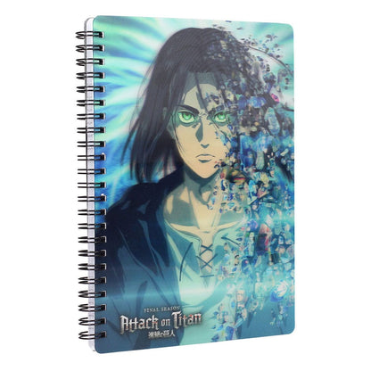 Attack on Titan Notizbuch mit 3D-Effekt Blue