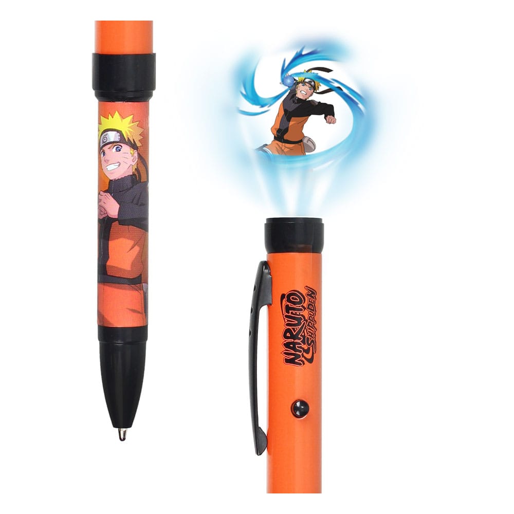 Naruto Shippuden Kugelschreiber mit Licht-Projektor Naruto