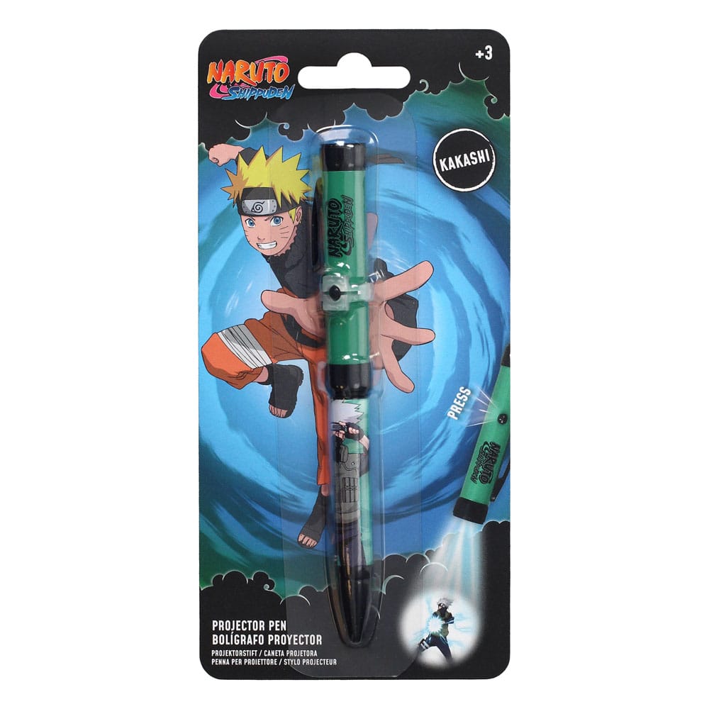 Naruto Shippuden Kugelschreiber mit Licht-Projektor Kakashi