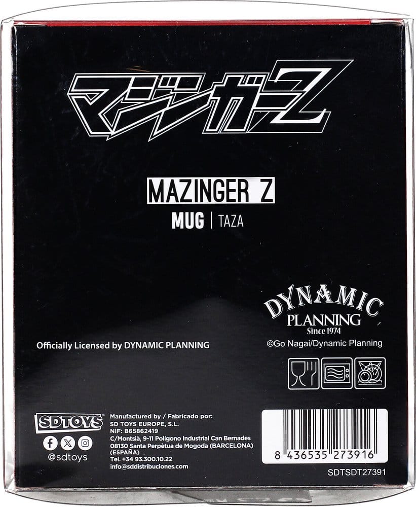 Mazinger Z Tasse Red Logo