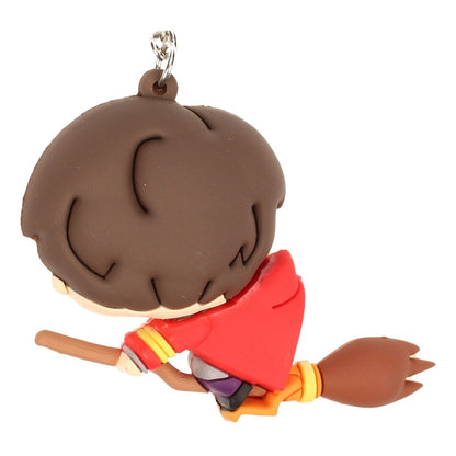 Harry Potter Gummi-Schlüsselanhänger Harry Potter & Broomstick 7 cm