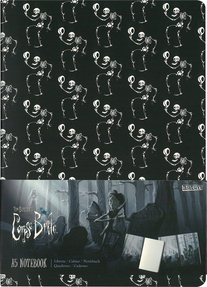 Corpse Bride Softcover Notizbuch Skelett ver. A 21 cm
