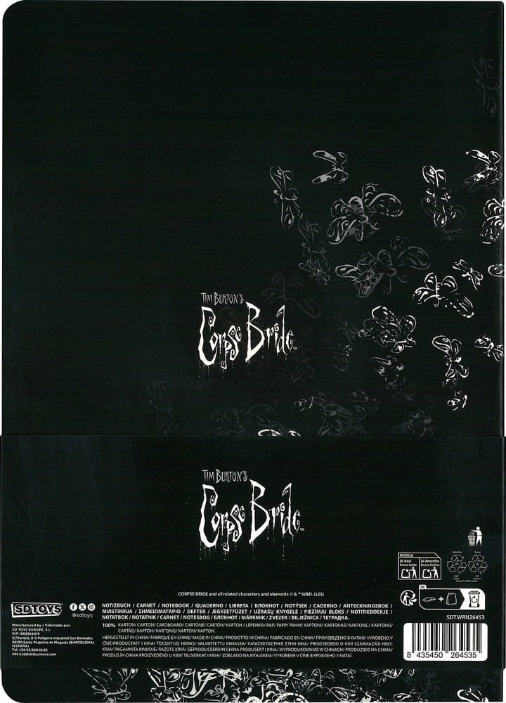 Corpse Bride Softcover Notizbuch Emily 21 cm
