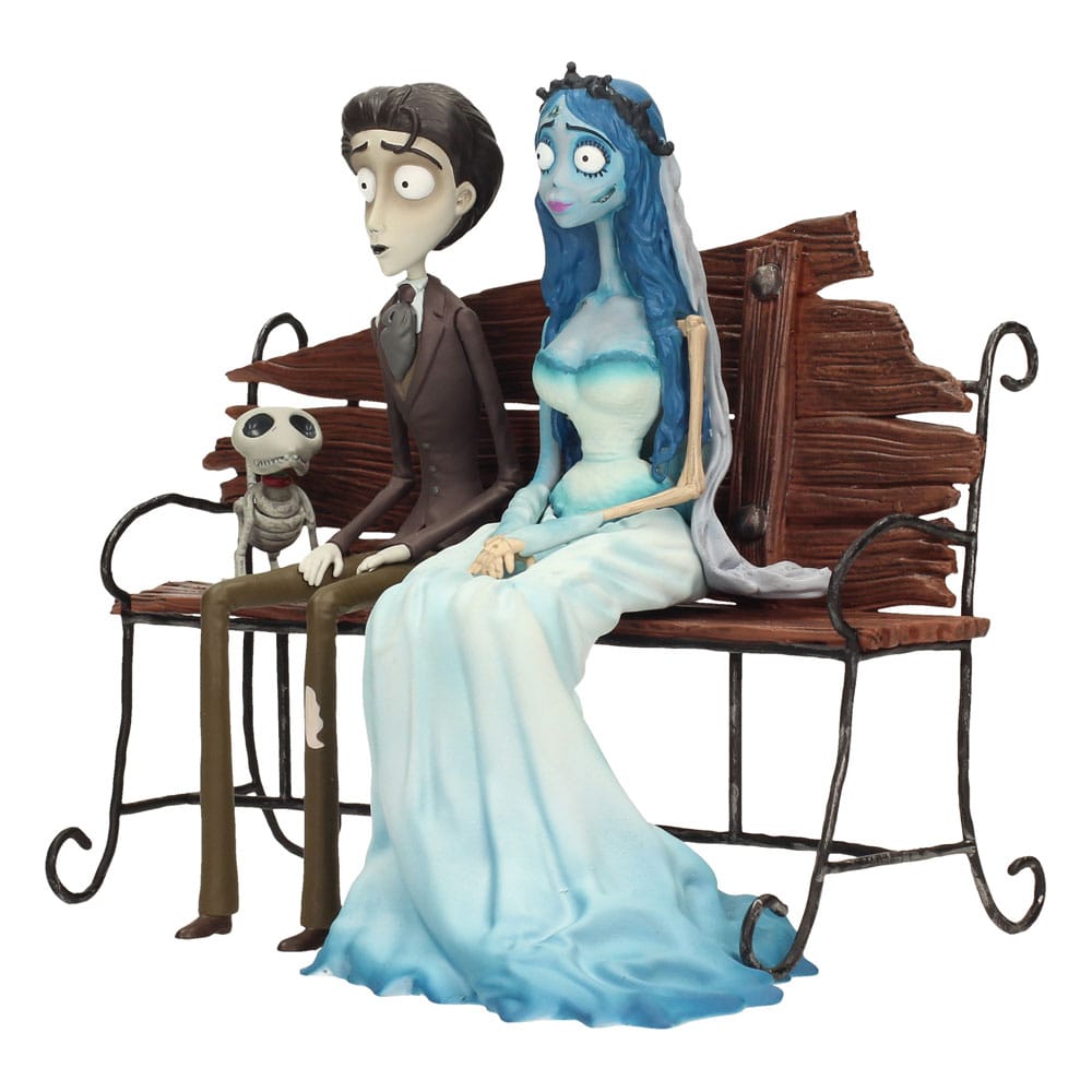 Corpse Bride Geschenkbox Figur & Schlüsselanhänger Victor & Emily
