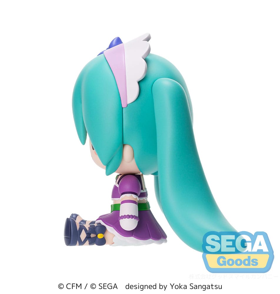 Character Vocal Series 01: Hatsune Miku Fuwa Petit Chibi Figur Hatsune Miku x Love and Berry Dress Up and Dance! Sparkly Purple 8 cm