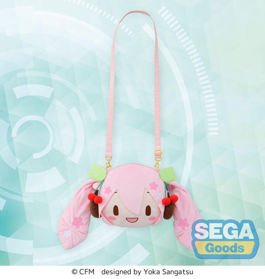 Character Vocal Series 01: Hatsune Miku fuwa petit Umhängetasche Sakura Miku Face (M)