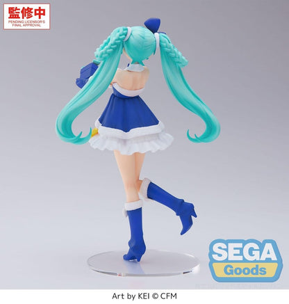 Character Vocal Series 01: Hatsune Miku High Premium PVC Figur Hatsune Miku Sapphire Christmas Ver. 21 cm