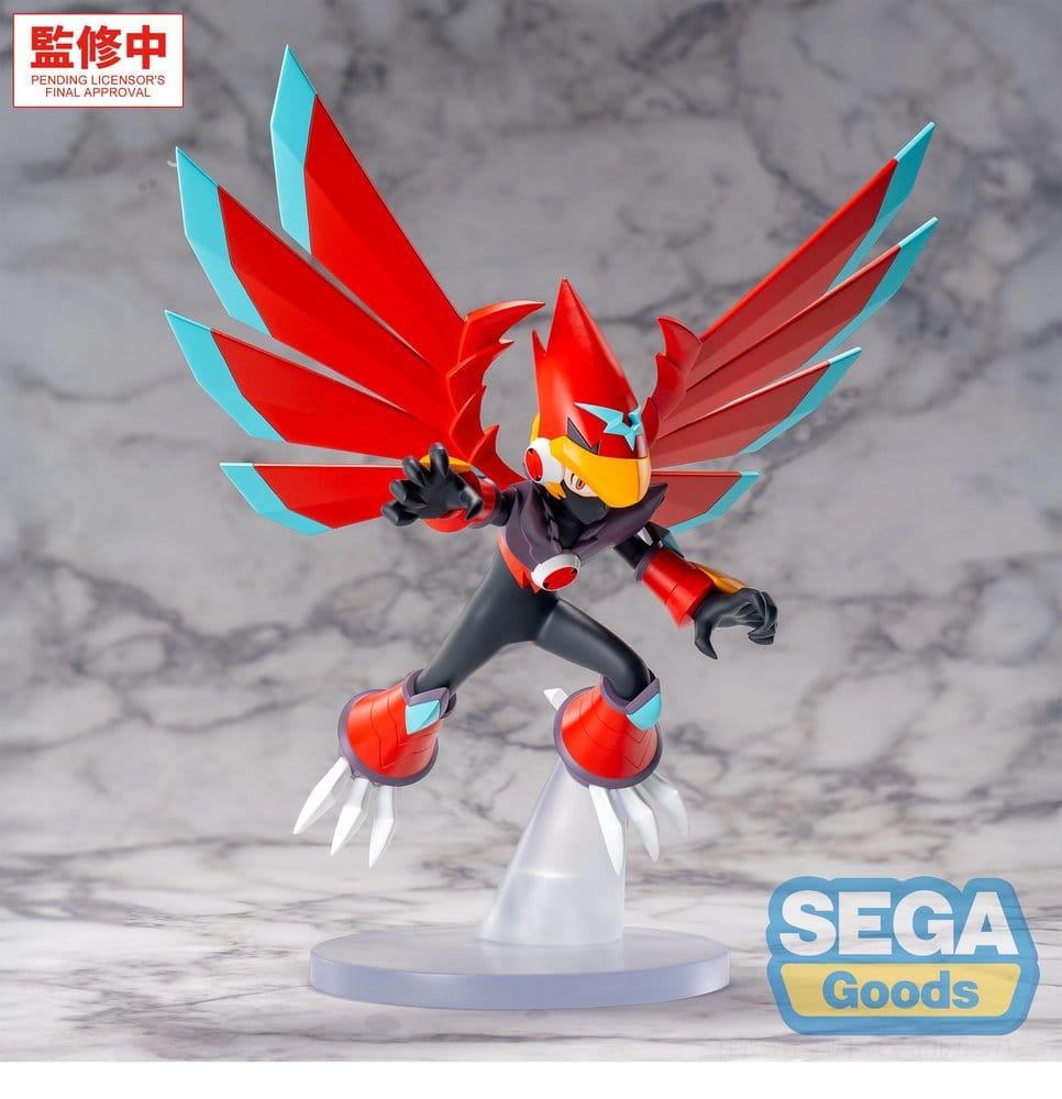 Mega Man Battle Network Luminasta PVC Figur Mega Man Falzar Beast 19 cm