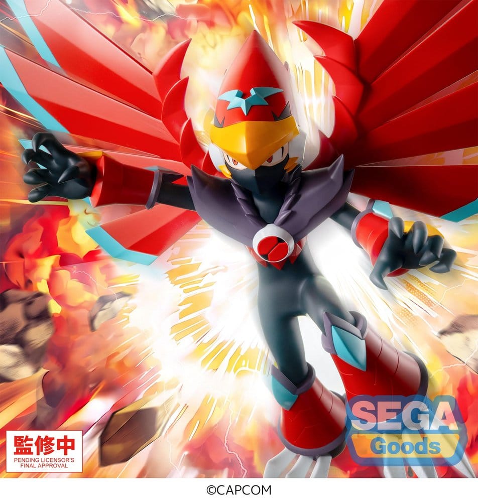 Mega Man Battle Network Luminasta PVC Figur Mega Man Falzar Beast 19 cm