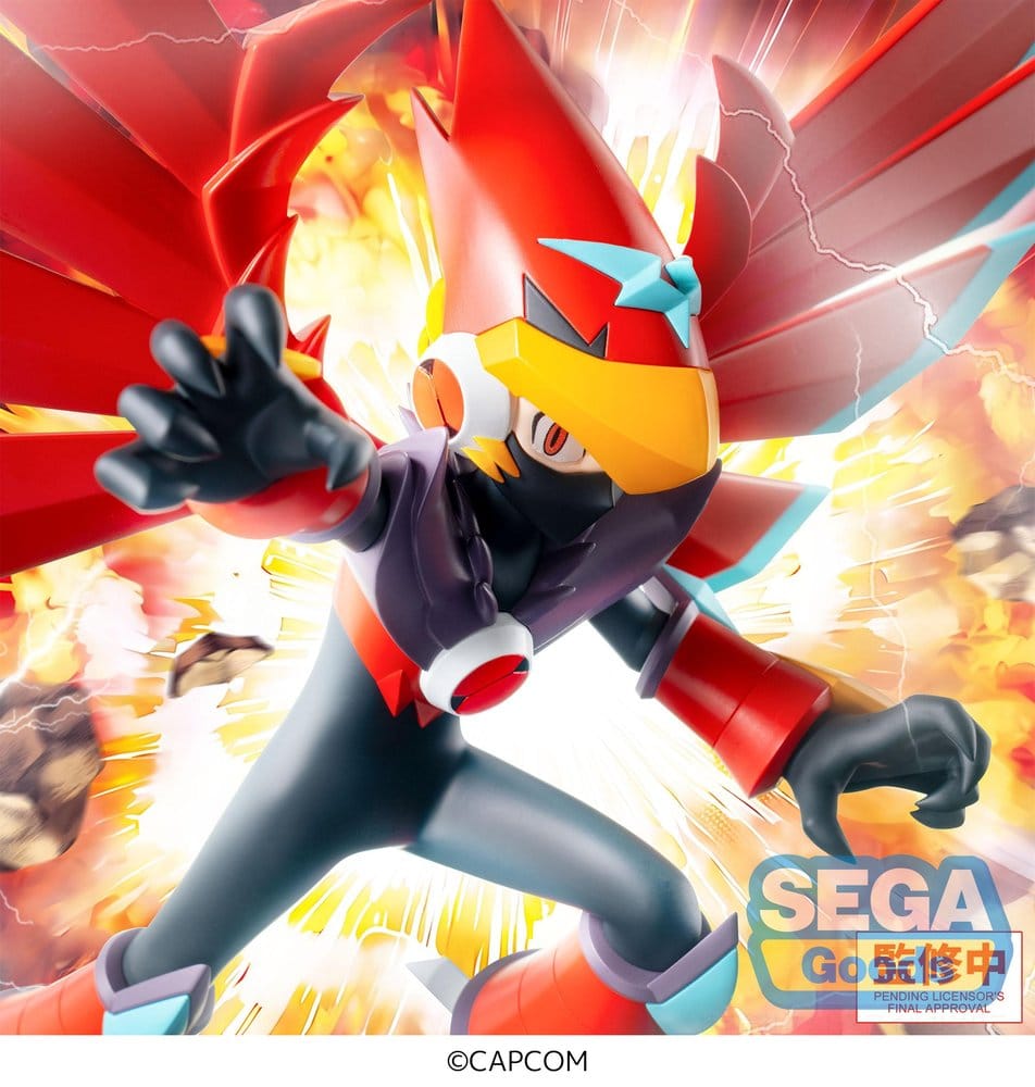 Mega Man Battle Network Luminasta PVC Figur Mega Man Falzar Beast 19 cm