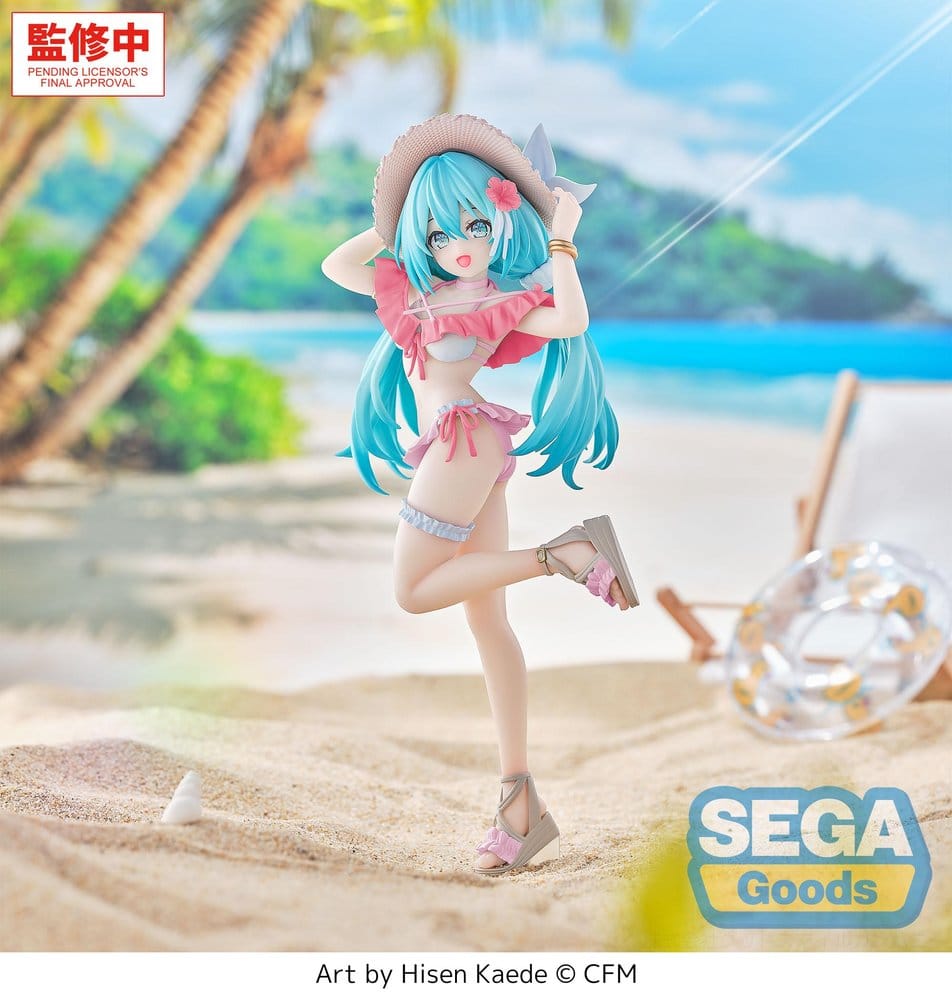 Character Vocal Series 01: Hatsune Miku Luminasta PVC Figur Conceptual Series Vol.1 Tropical Ver. 21 cm