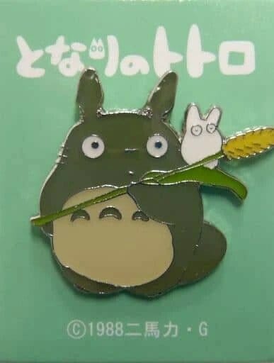 Mein Nachbar Totoro Anstecker Big Totoro with Wheat ear