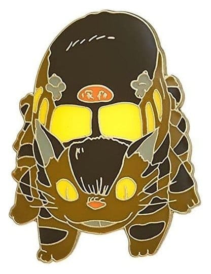 Mein Nachbar Totoro Anstecker Catbus Running