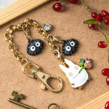 Mein Nachbar Totoro Charm Chain Schlüsselanhänger Small Totoro & Fruits