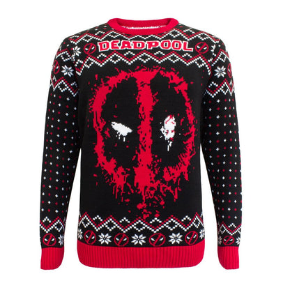 Deadpool Sweatshirt Christmas Jumper Deadpool Größe XL