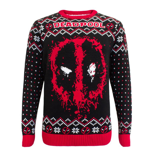 Deadpool Sweatshirt Christmas Jumper Deadpool Größe XL