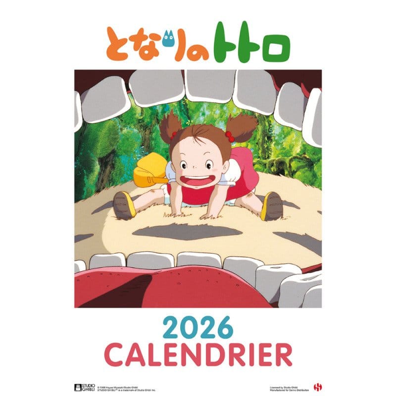 Mein Nachbar Totoro Kalender 2026 *Französische Version*