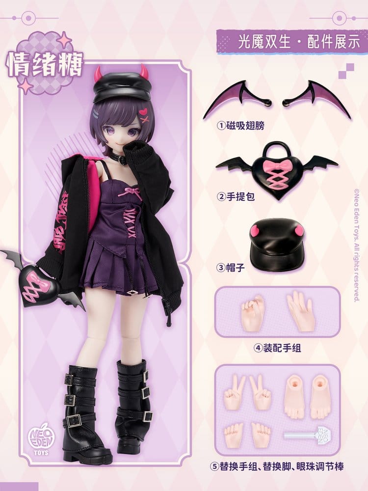 Original Character Sammelfiguren Unveiled Door Key Spirit Series BJD Doll Blind Box 22 cm Sortiment (6)