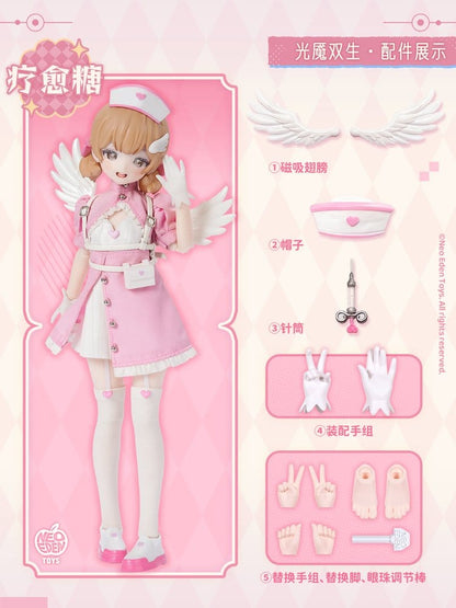 Original Character Sammelfiguren Unveiled Door Key Spirit Series BJD Doll Blind Box 22 cm Sortiment (6)
