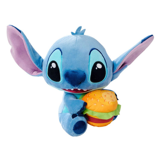 Lilo & Stitch Plüschfigur Stitch mit Burger 25 cm
