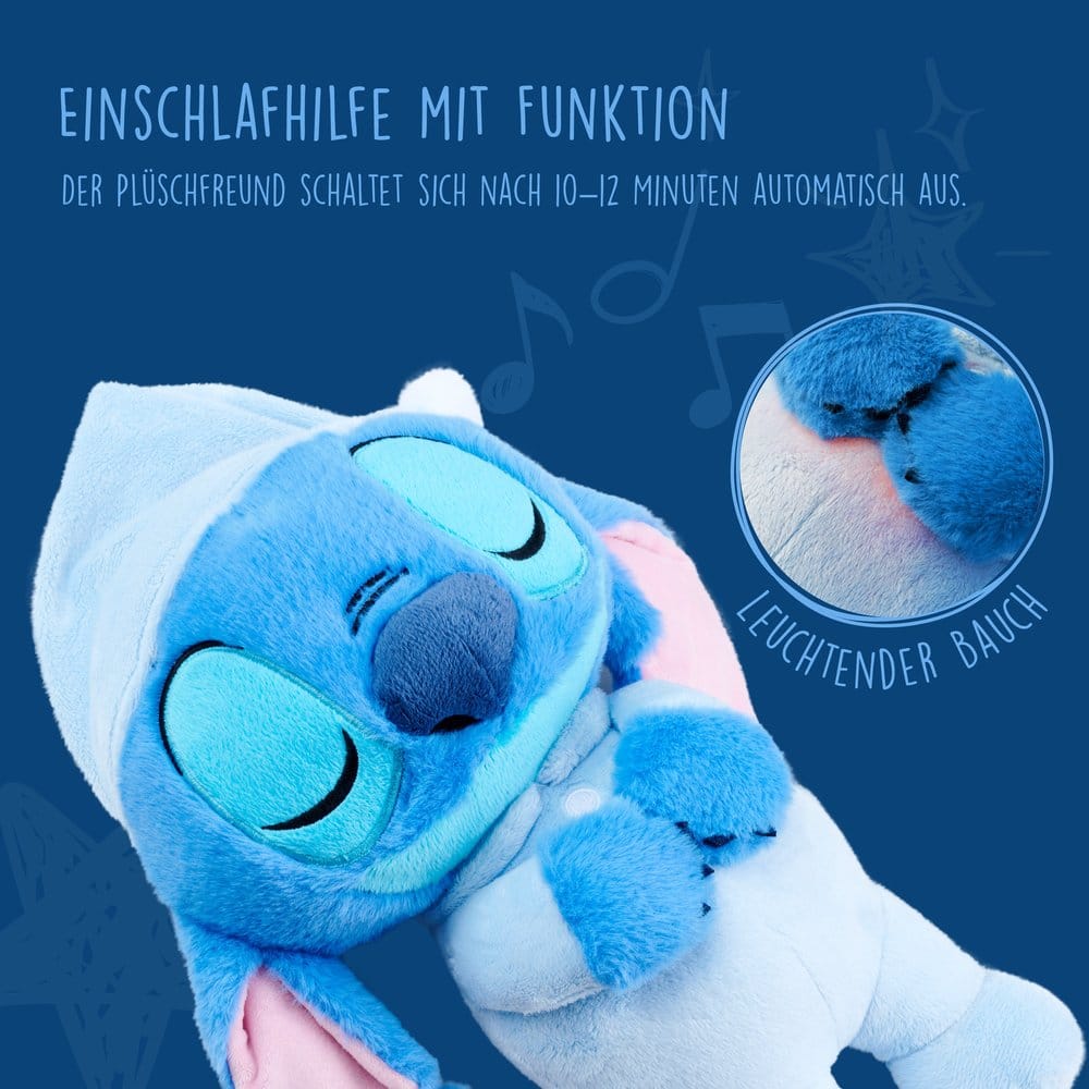Disney Plüschfigur mit Sound Sleeping Stitch 31 cm