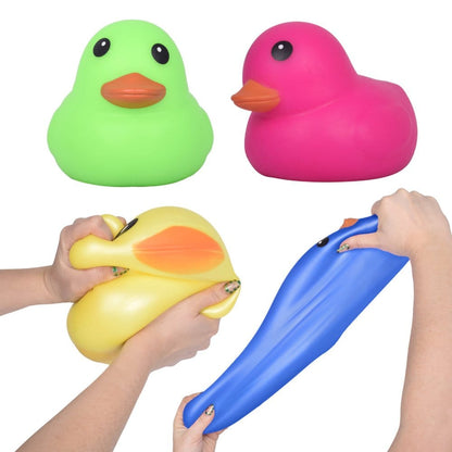 Squishy Dehnbare Figuren Ente 4er-Sortiment 15 cm Display (4)