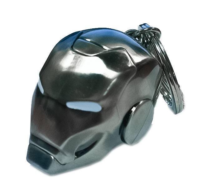 Marvel Comics Metall-Schlüsselanhänger Iron Man Helm Mark II