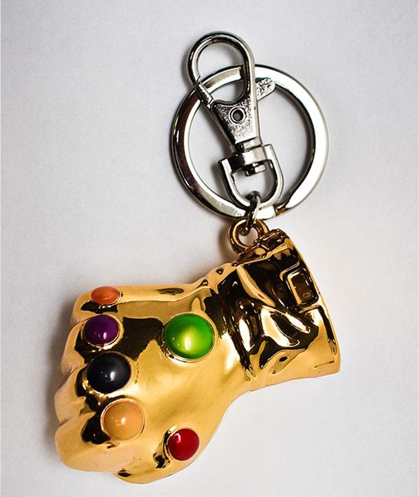 Marvel Comics Metall-Schlüsselanhänger Infinity Gauntlet